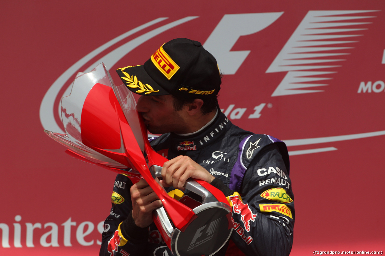 GP CANADA, 08.06.2014- Gara, Daniel Ricciardo (AUS) Red Bull Racing RB10 vincitore