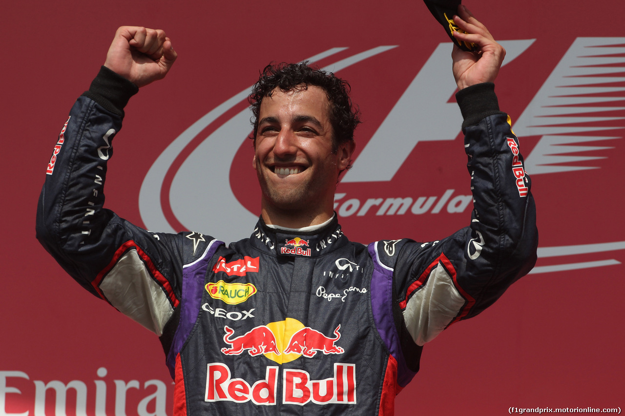 GP CANADA, 08.06.2014- Gara, Daniel Ricciardo (AUS) Red Bull Racing RB10 vincitore