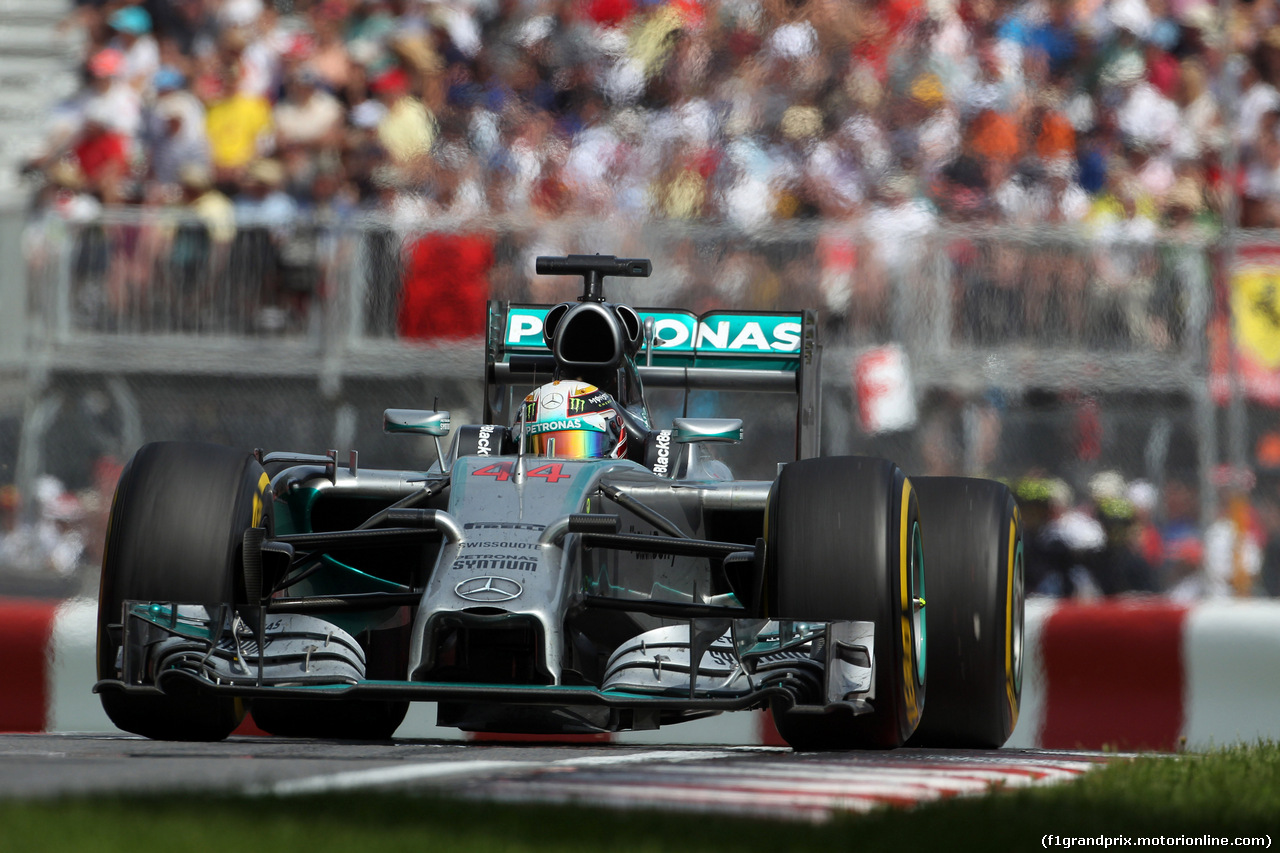 GP CANADA, 08.06.2014- Gara, Lewis Hamilton (GBR) Mercedes AMG F1 W05