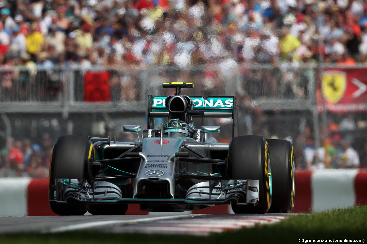 GP CANADA, 08.06.2014- Gara, Nico Rosberg (GER) Mercedes AMG F1 W05