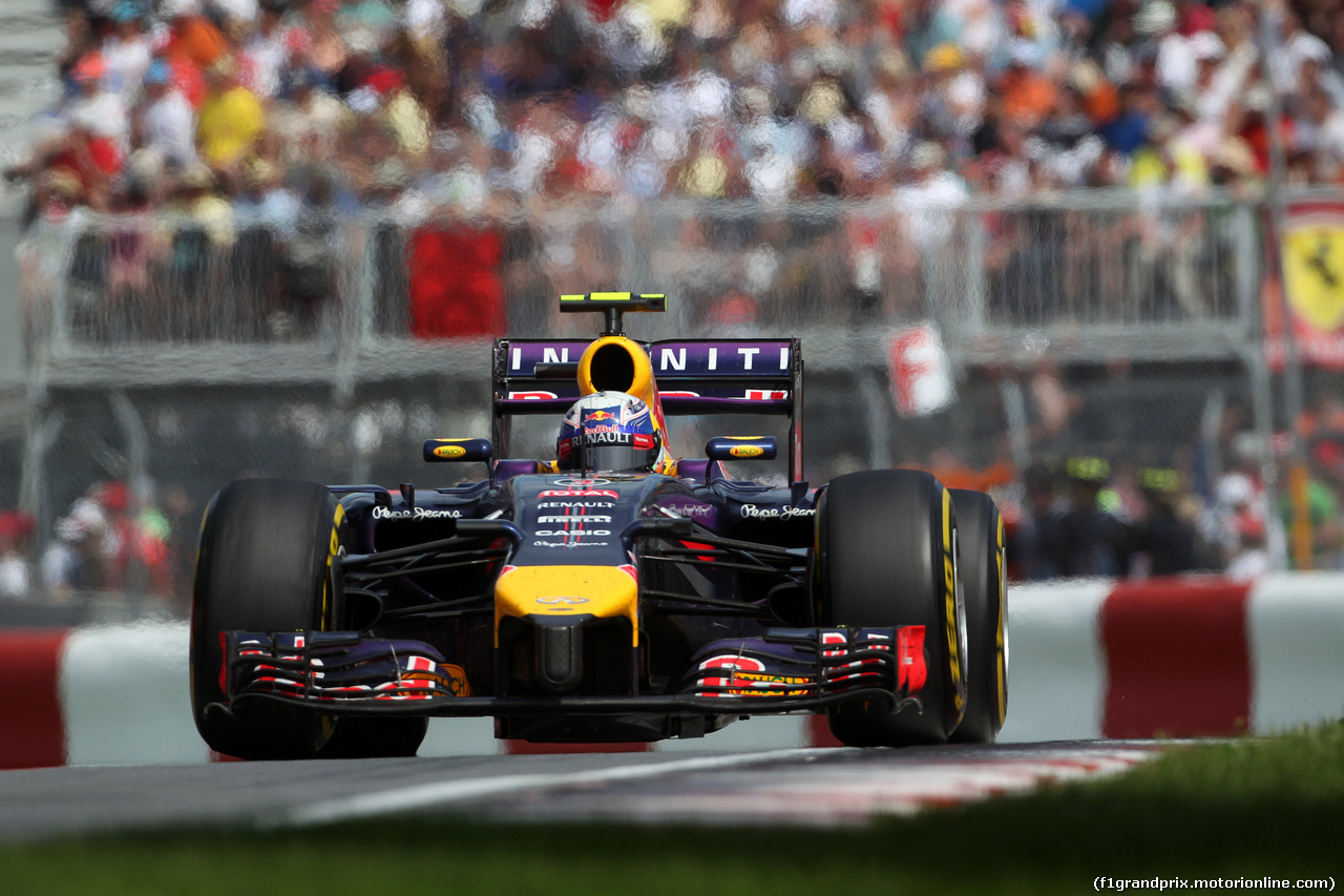 GP CANADA, 08.06.2014- Gara, Daniel Ricciardo (AUS) Red Bull Racing RB10