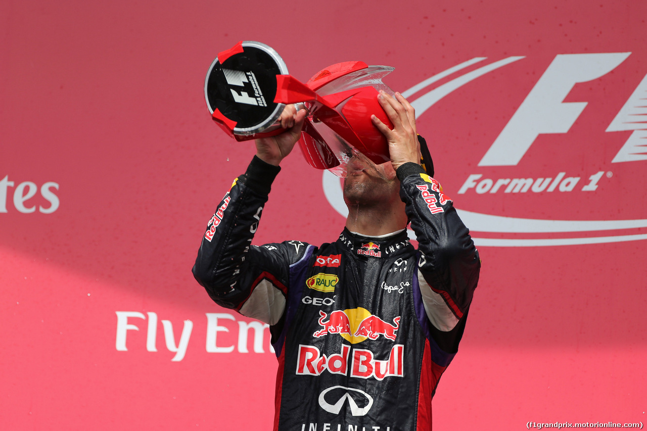 GP CANADA, 08.06.2014- Gara, Daniel Ricciardo (AUS) Red Bull Racing RB10 vincitore