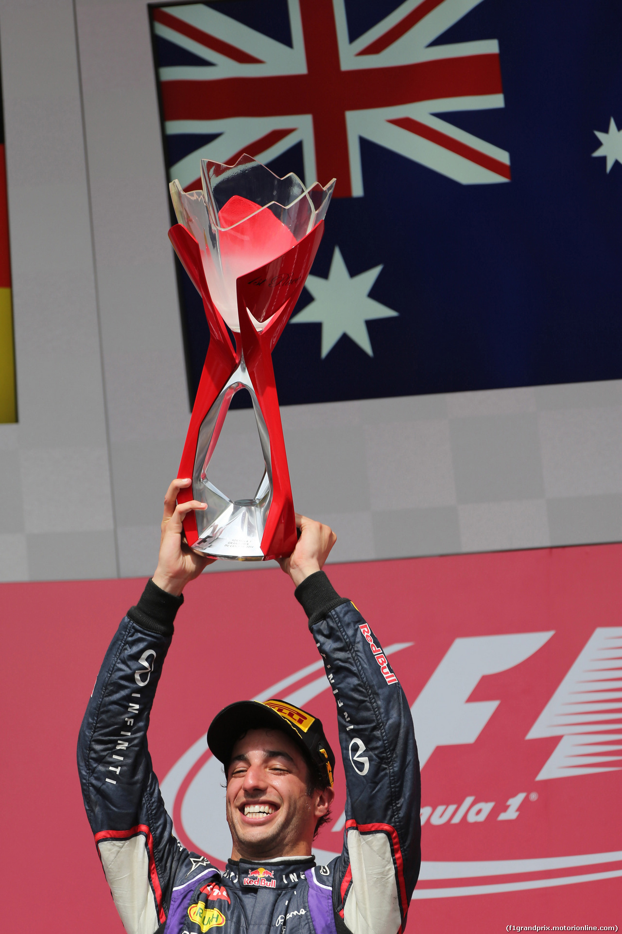 GP CANADA, 08.06.2014- Gara, 1st position Daniel Ricciardo (AUS) Red Bull Racing RB10