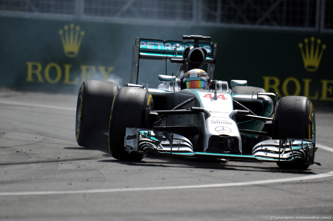 GP CANADA, 08.06.2014- Gara, Lewis Hamilton (GBR) Mercedes AMG F1 W05