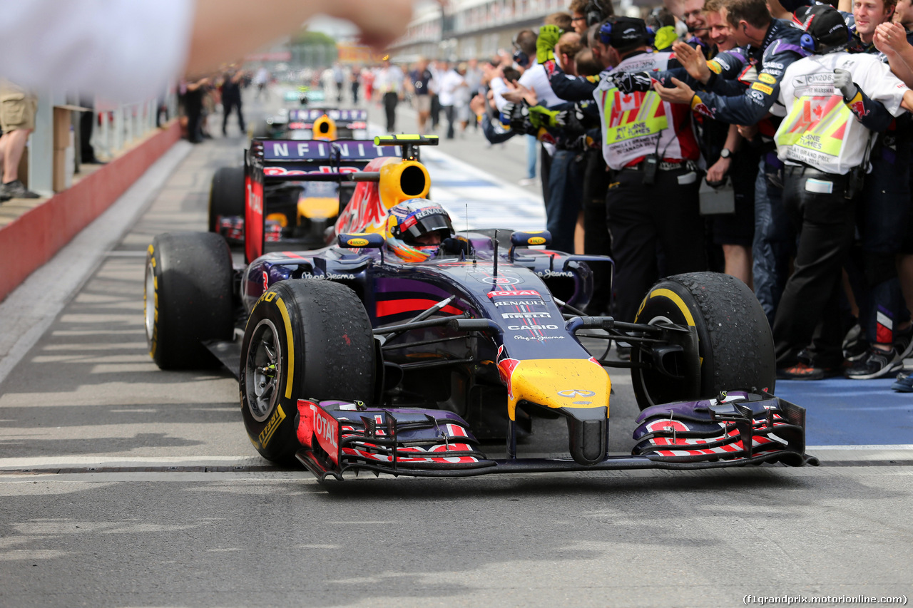 GP CANADA, 08.06.2014- Gara,Daniel Ricciardo (AUS) Red Bull Racing RB10 vincitore
