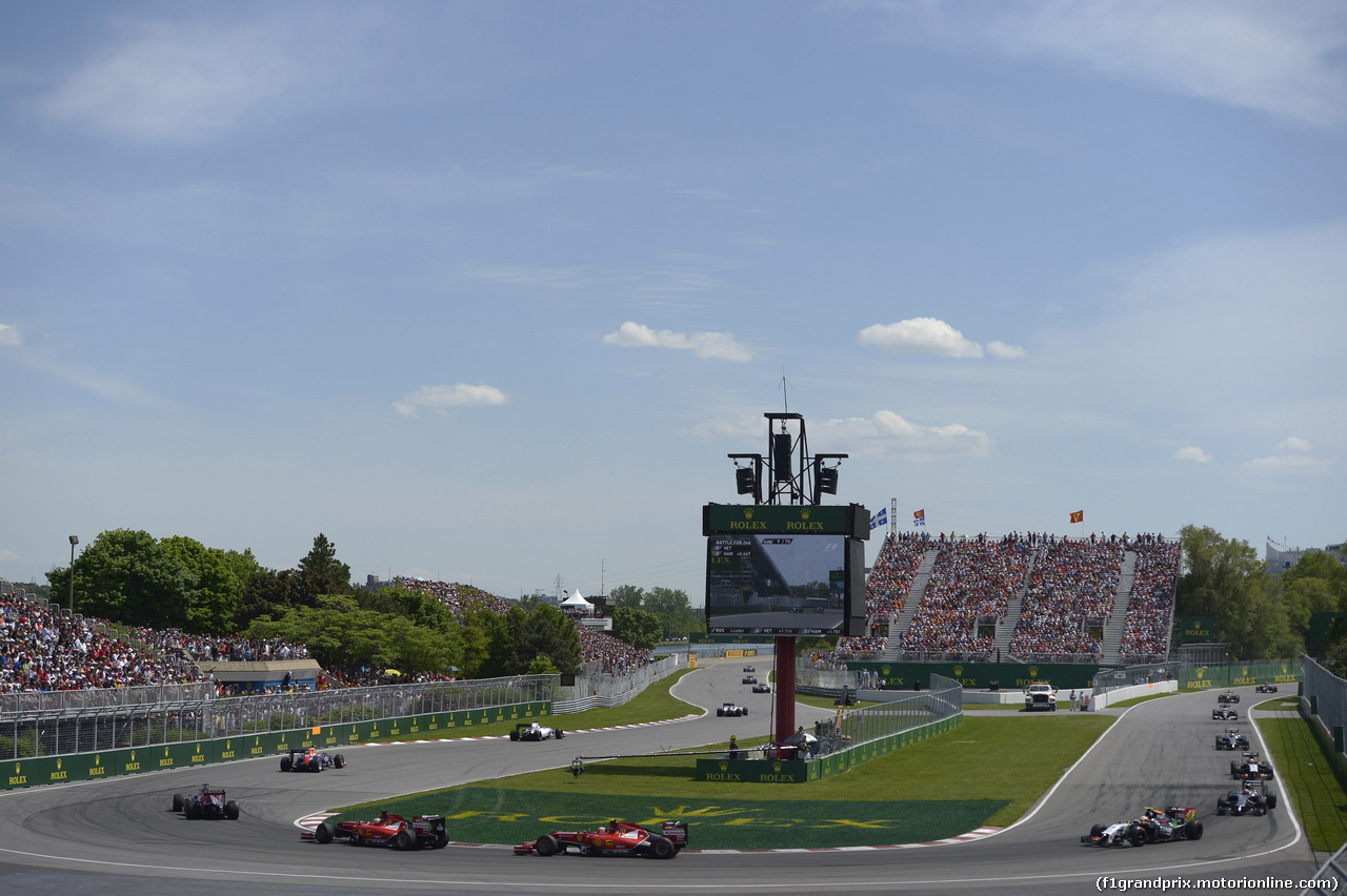 GP CANADA, 08.06.2014- Gara, Kimi Raikkonen (FIN) Ferrari F14-T
