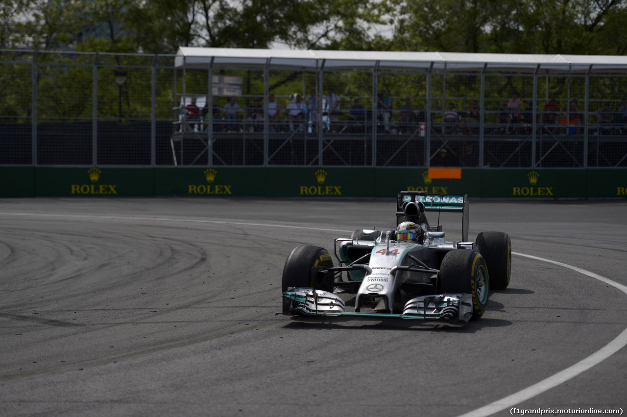 GP CANADA, 08.06.2014- Gara, Lewis Hamilton (GBR) Mercedes AMG F1 W05