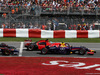 GP CANADA, 08.06.2014- Gara, Start of the race, Daniel Ricciardo (AUS) Red Bull Racing RB10 e Fernando Alonso (ESP) Ferrari F14-T