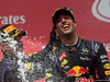 GP CANADA, 08.06.2014- Gara, Daniel Ricciardo (AUS) Red Bull Racing RB10 vincitore e terzo Sebastian Vettel (GER) Red Bull Racing RB10