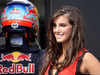 GP CANADA, 08.06.2014- Gara, Daniel Ricciardo (AUS) Red Bull Racing RB10 vincitore e griglia Ragazza