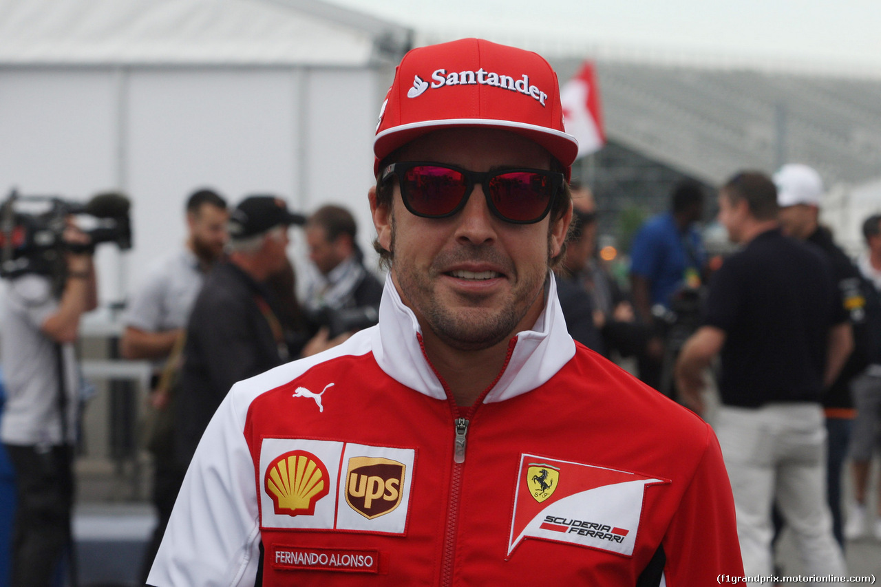 GP CANADA, 05.06.2014-Fernando Alonso (ESP) Ferrari F14-T