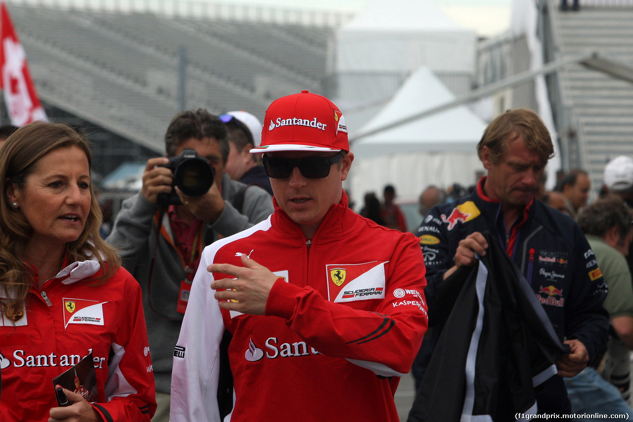 GP CANADA, 05.06.2014- Kimi Raikkonen (FIN) Ferrari F14-T