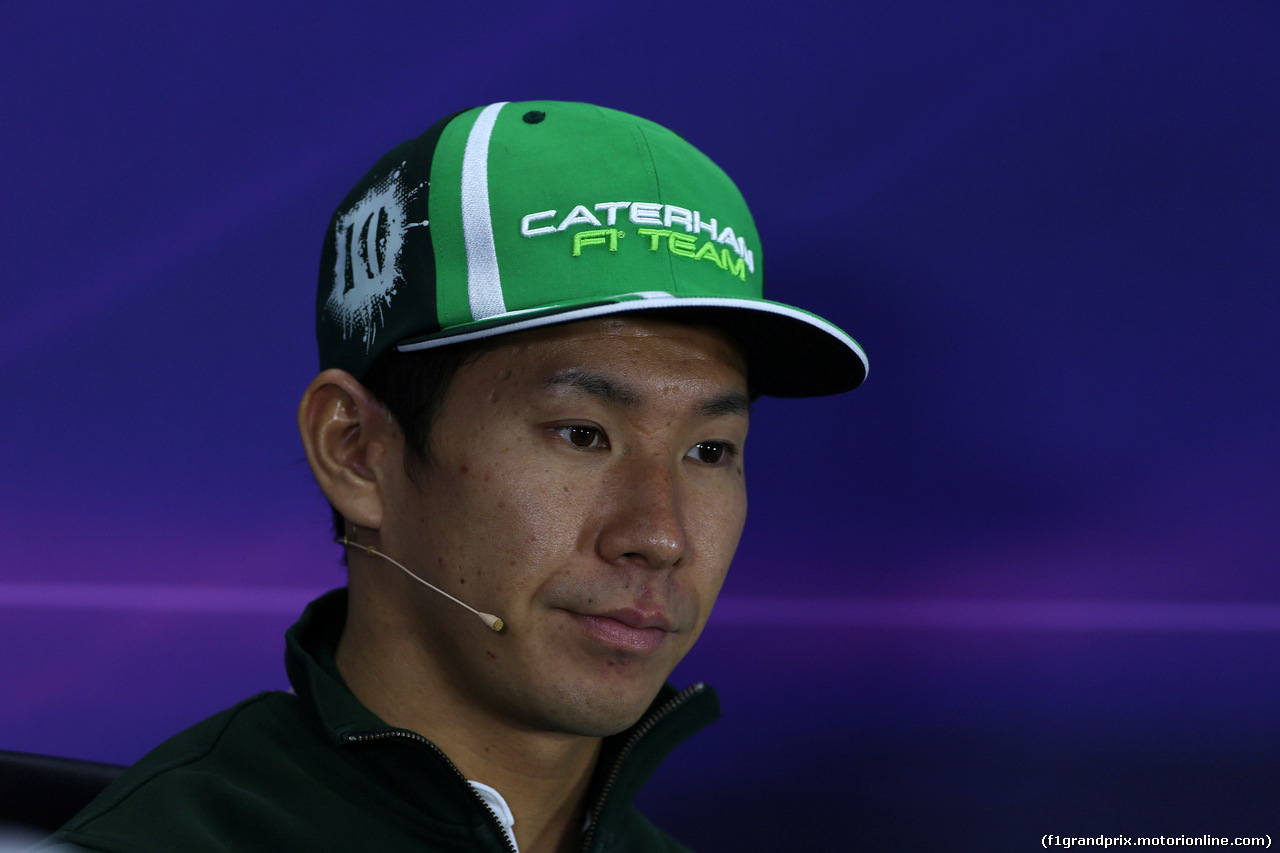 GP CANADA, 05.06.2014- Conferenza Stampa, Kamui Kobayashi (JAP) Caterham F1 Team CT-04