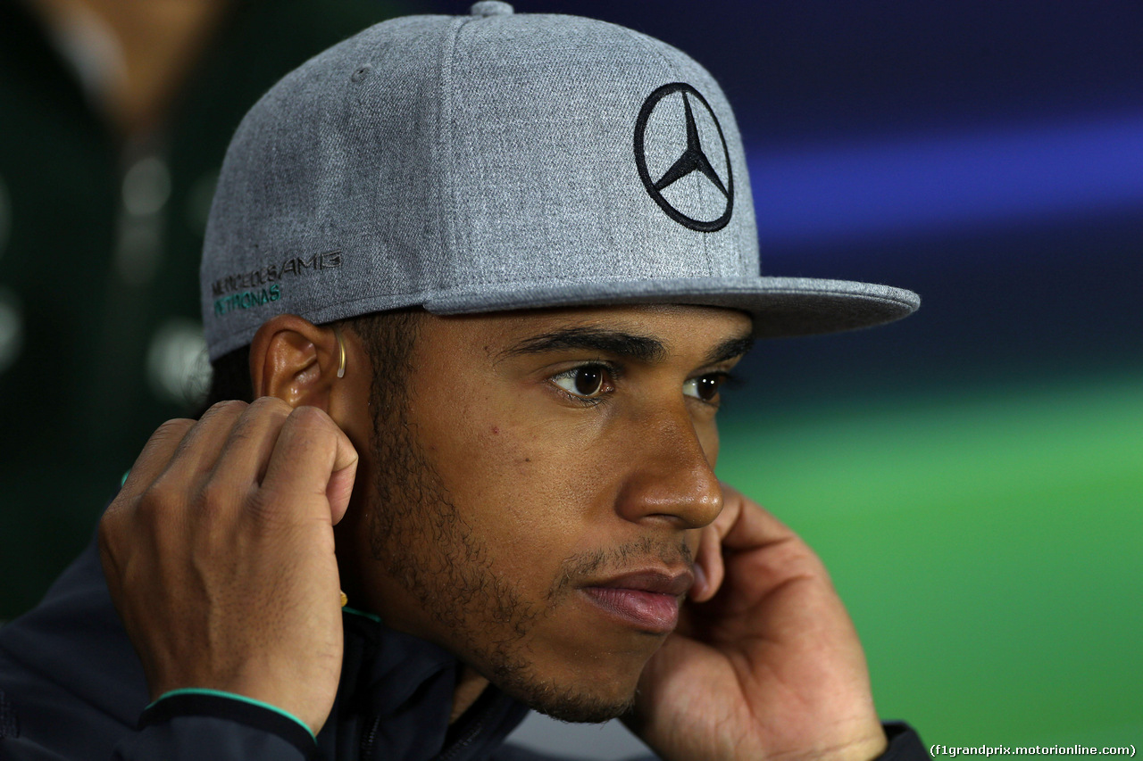 GP CANADA, 05.06.2014- Conferenza Stampa, Lewis Hamilton (GBR) Mercedes AMG F1 W05