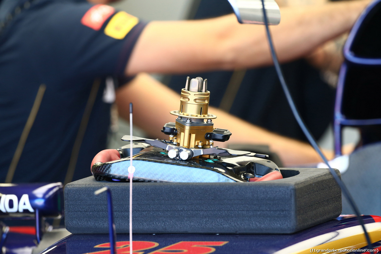 GP CANADA, 07.06.2014- Prove Libere 3, The Steering wheel of Jean-Eric Vergne (FRA) Scuderia Toro Rosso STR9