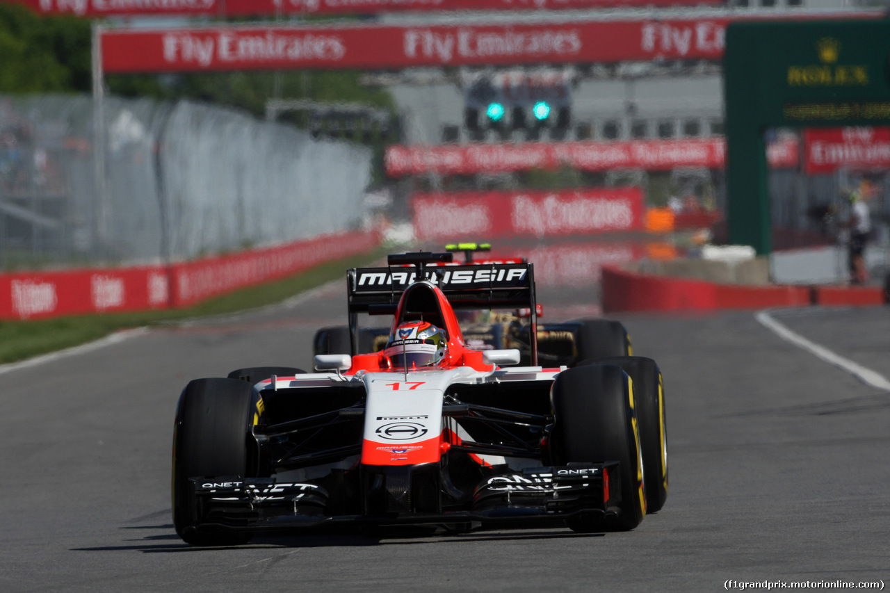 GP CANADA, 07.06.2014- Prove Libere 3, Jules Bianchi (FRA) Marussia F1 Team MR03