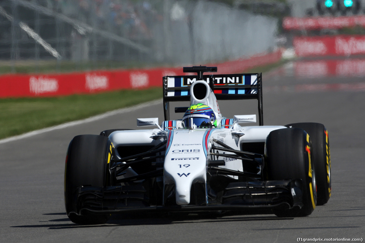 GP CANADA, 07.06.2014- Prove Libere 3, Felipe Massa (BRA) Williams F1 Team FW36