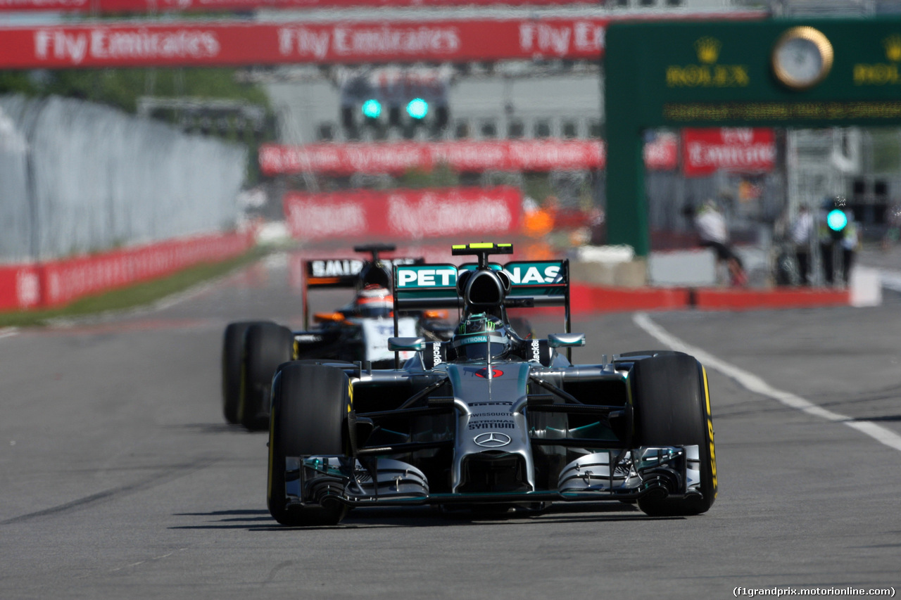 GP CANADA, 07.06.2014- Prove Libere 3, Nico Rosberg (GER) Mercedes AMG F1 W05