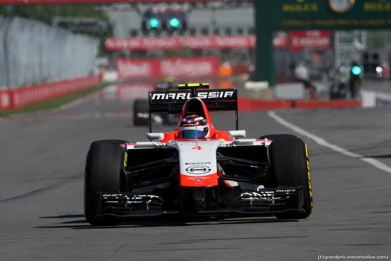 GP CANADA, 07.06.2014- Prove Libere 3, Max Chilton (GBR), Marussia F1 Team MR03