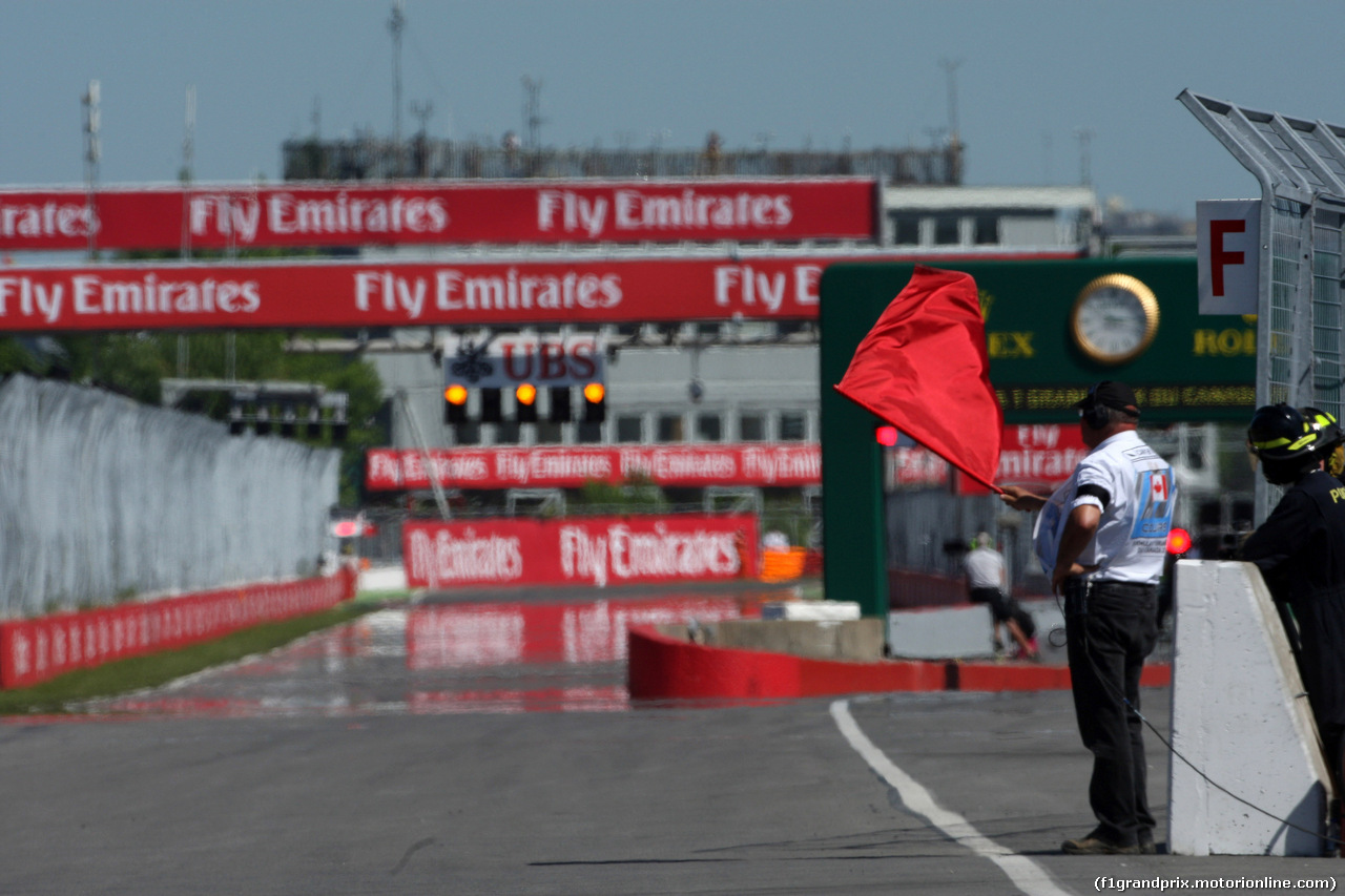 GP CANADA, 07.06.2014- Prove Libere 3, The Red flag