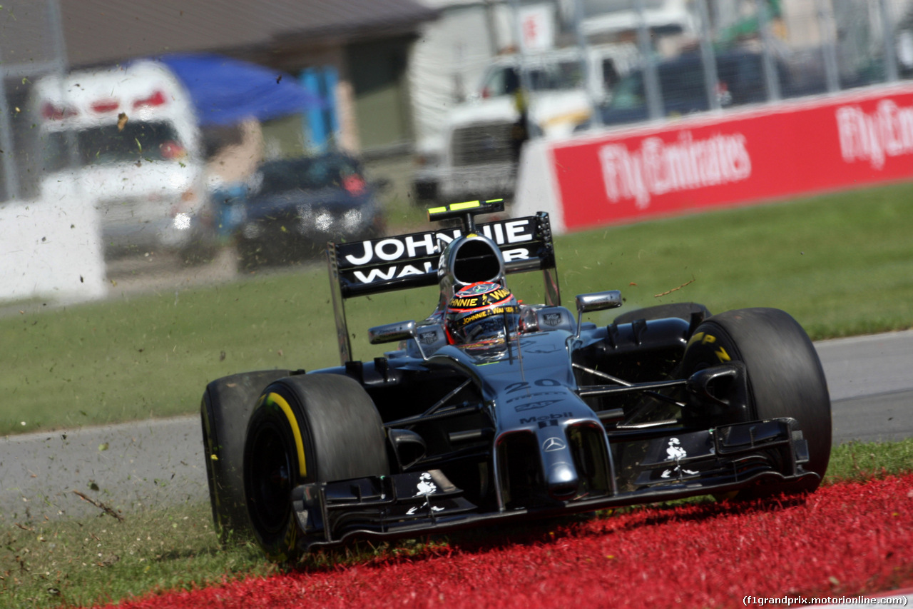 GP CANADA, 07.06.2014- Prove Libere 3, Kevin Magnussen (DEN) McLaren Mercedes MP4-29