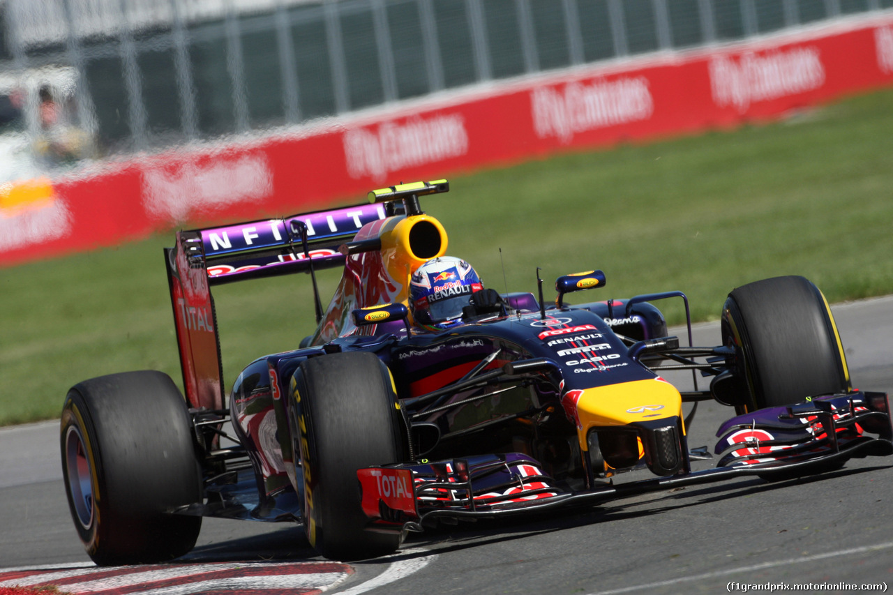 GP CANADA, 07.06.2014- Prove Libere 3, Daniel Ricciardo (AUS) Red Bull Racing RB10