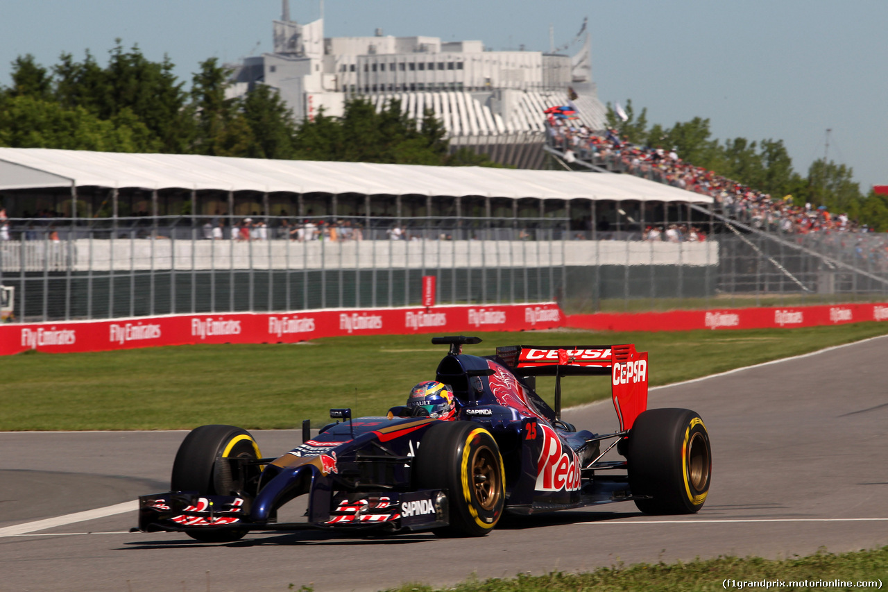 GP CANADA, 07.06.2014- Prove Libere 3, Jean-Eric Vergne (FRA) Scuderia Toro Rosso STR9