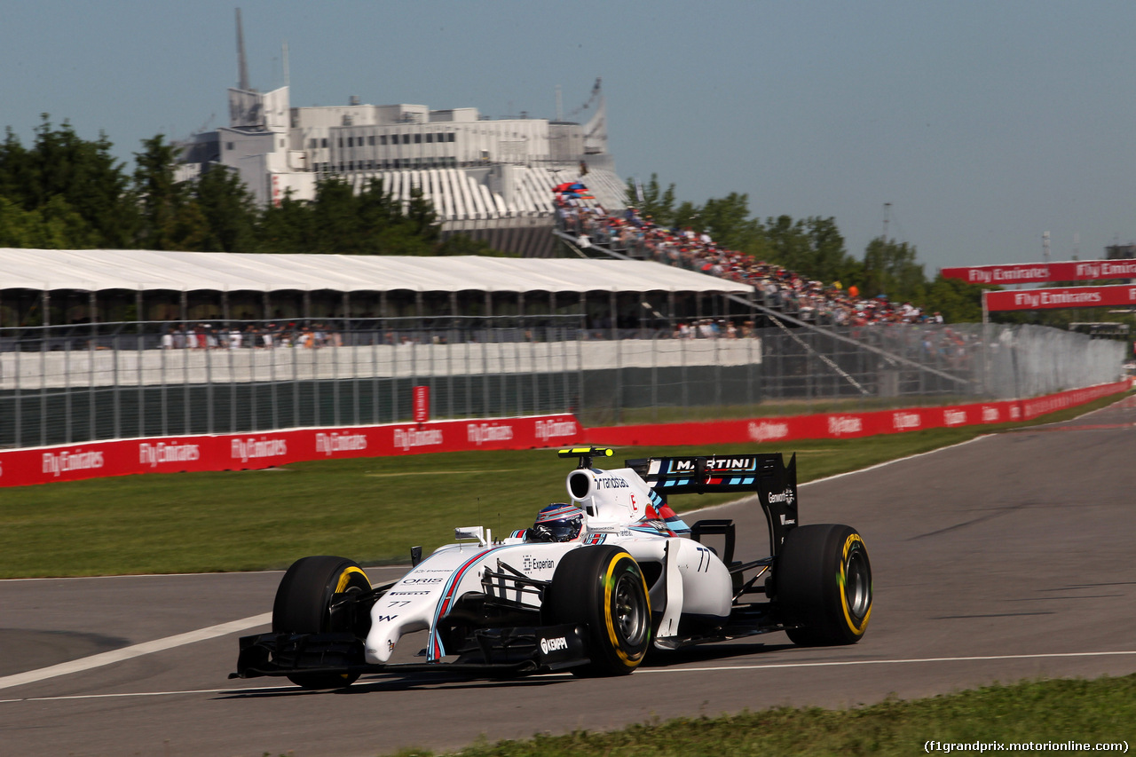 GP CANADA, 07.06.2014- Prove Libere 3, Valtteri Bottas (FIN) Williams F1 Team FW36