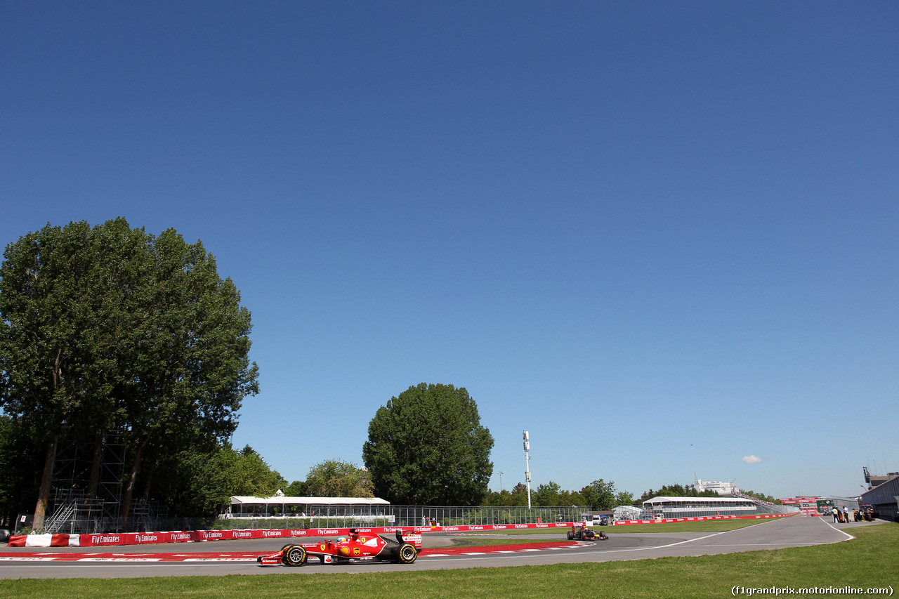 GP CANADA, 07.06.2014- Prove Libere 3, Fernando Alonso (ESP) Ferrari F14-T