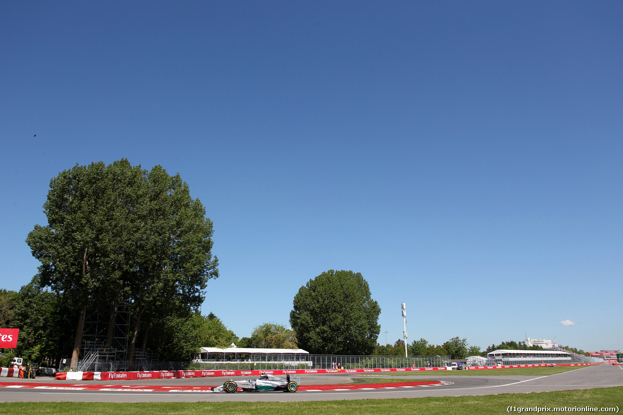 GP CANADA, 07.06.2014- Prove Libere 3, Nico Rosberg (GER) Mercedes AMG F1 W05