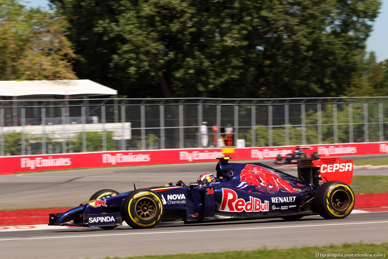 GP CANADA, 07.06.2014- Prove Libere 3, Daniil Kvyat (RUS) Scuderia Toro Rosso STR9
