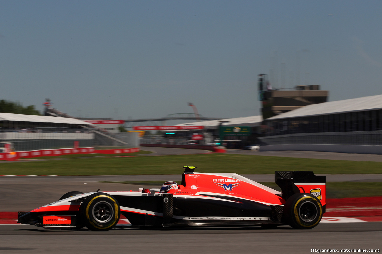 GP CANADA, 07.06.2014- Prove Libere 3, Max Chilton (GBR), Marussia F1 Team MR03