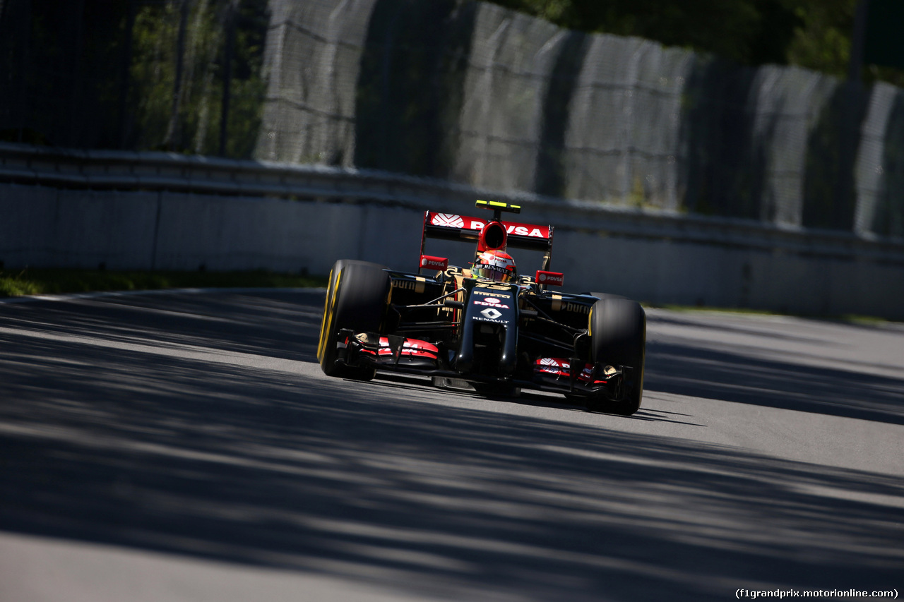 GP CANADA, 07.06.2014- Prove Libere 3, Pastor Maldonado (VEN) Lotus F1 Team E22
