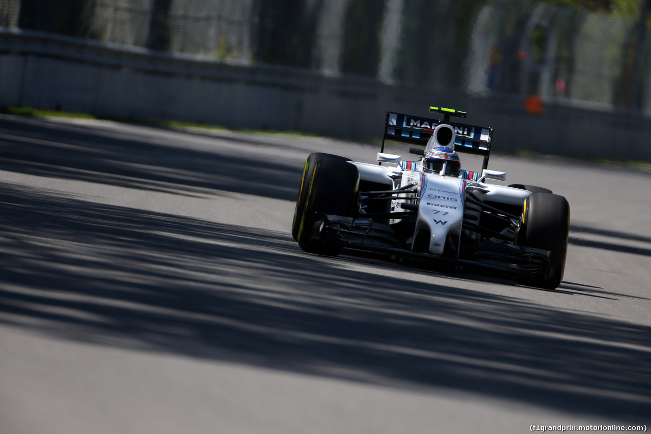 GP CANADA, 07.06.2014- Prove Libere 3, Valtteri Bottas (FIN) Williams F1 Team FW36