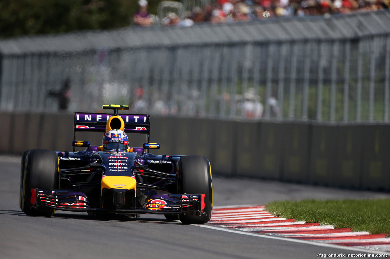 GP CANADA, 07.06.2014- Prove Libere 3, Daniel Ricciardo (AUS) Red Bull Racing RB10