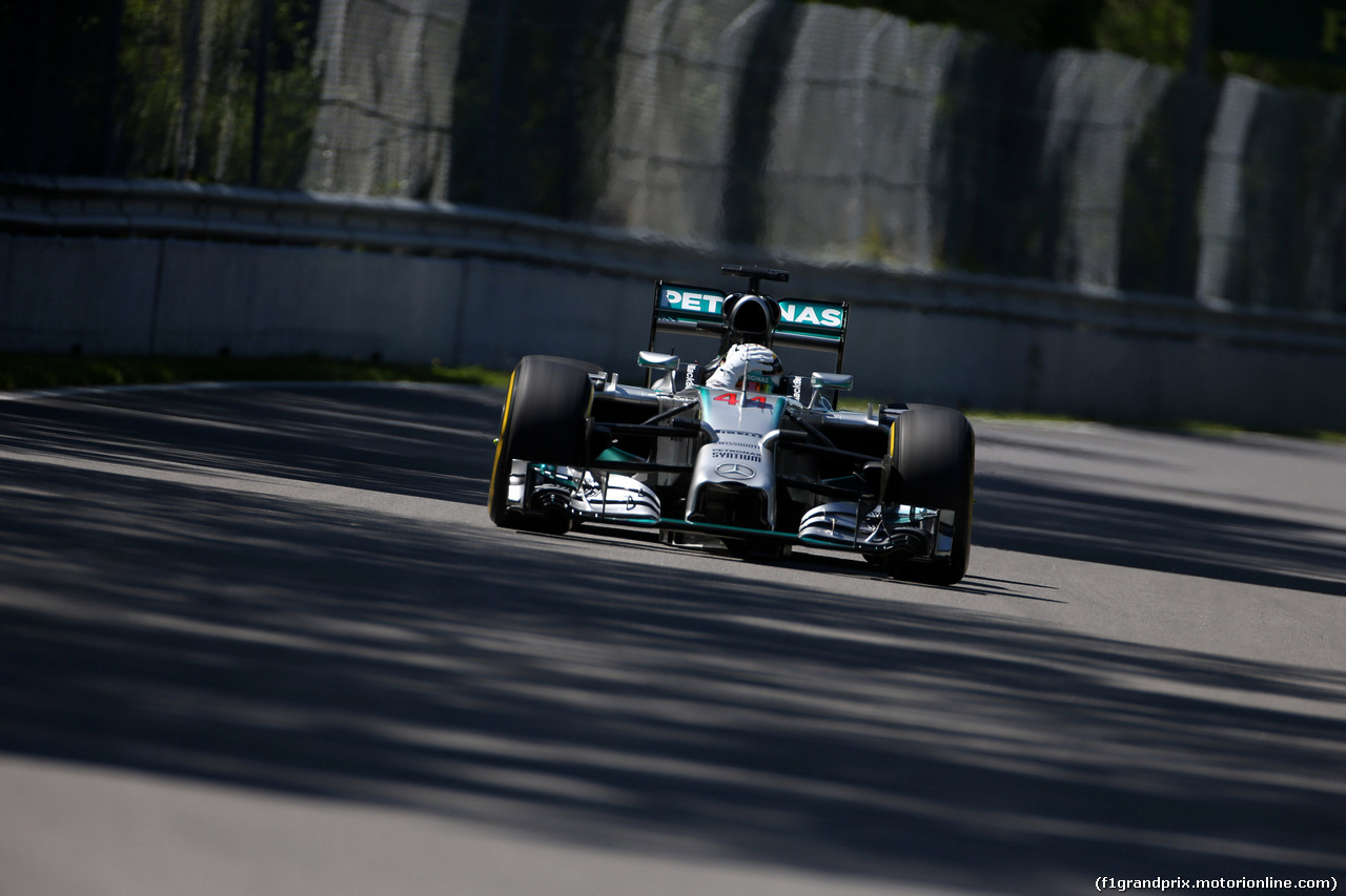 GP CANADA, 07.06.2014- Prove Libere 3, Lewis Hamilton (GBR) Mercedes AMG F1 W05