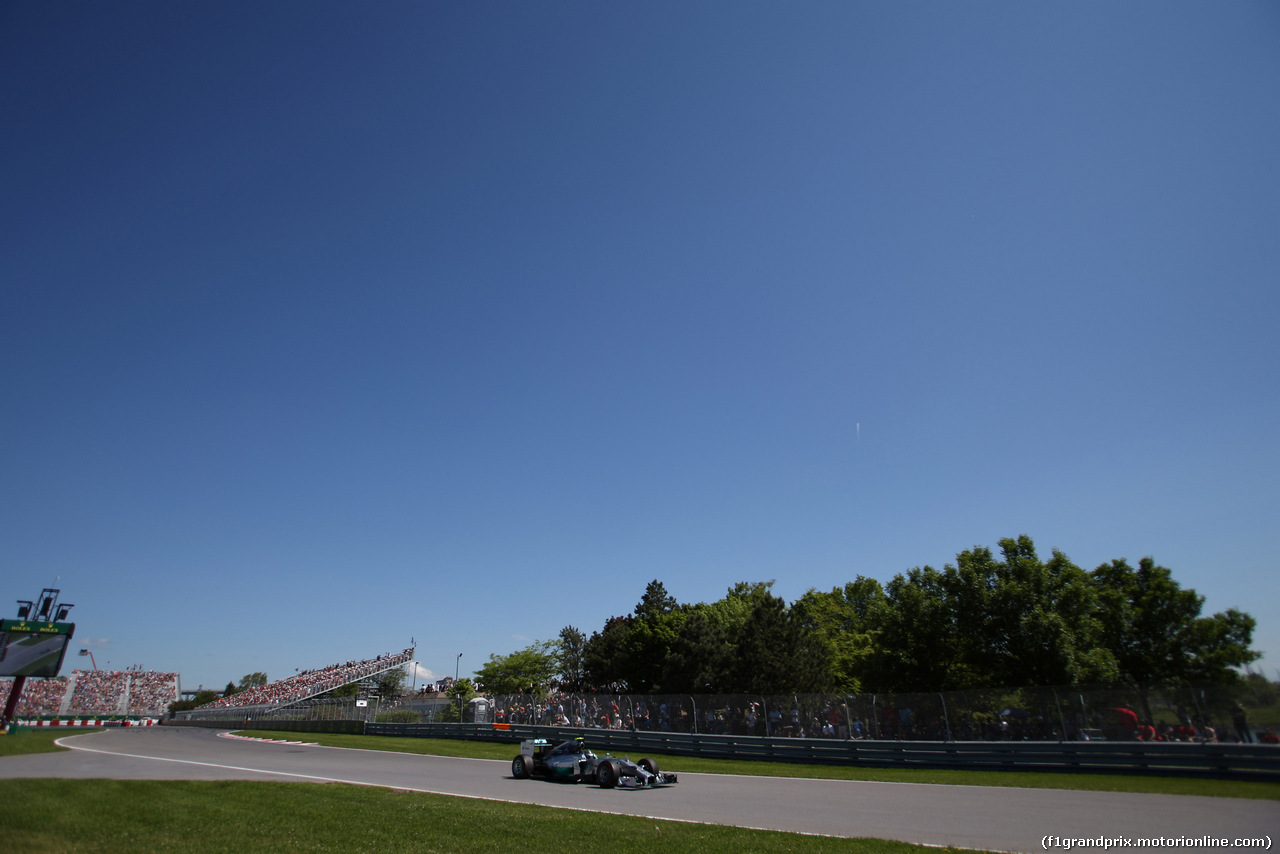 GP CANADA, 07.06.2014- Prove Libere 3, Nico Rosberg (GER) Mercedes AMG F1 W05