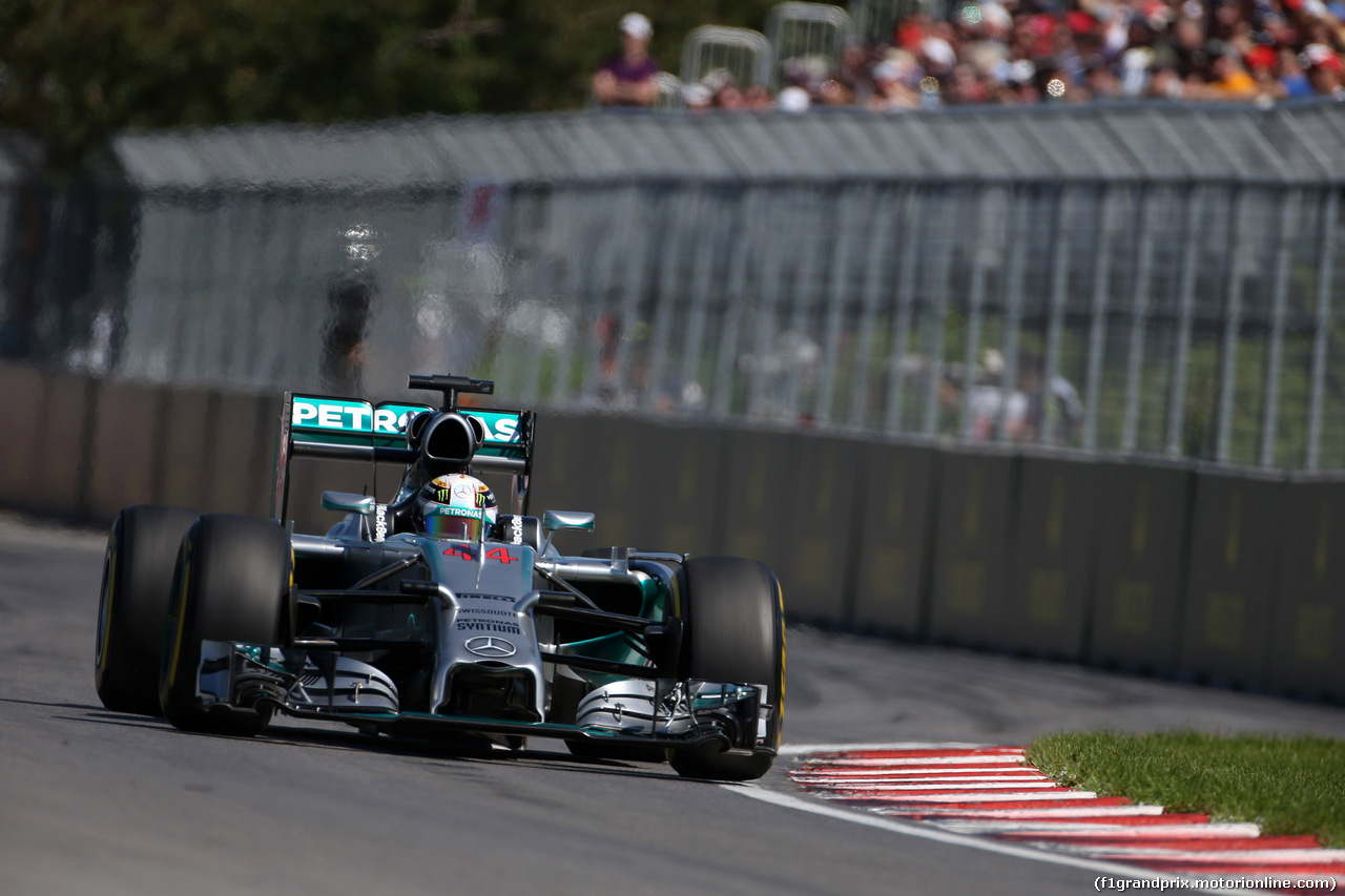 GP CANADA, 07.06.2014- Prove Libere 3, Lewis Hamilton (GBR) Mercedes AMG F1 W05