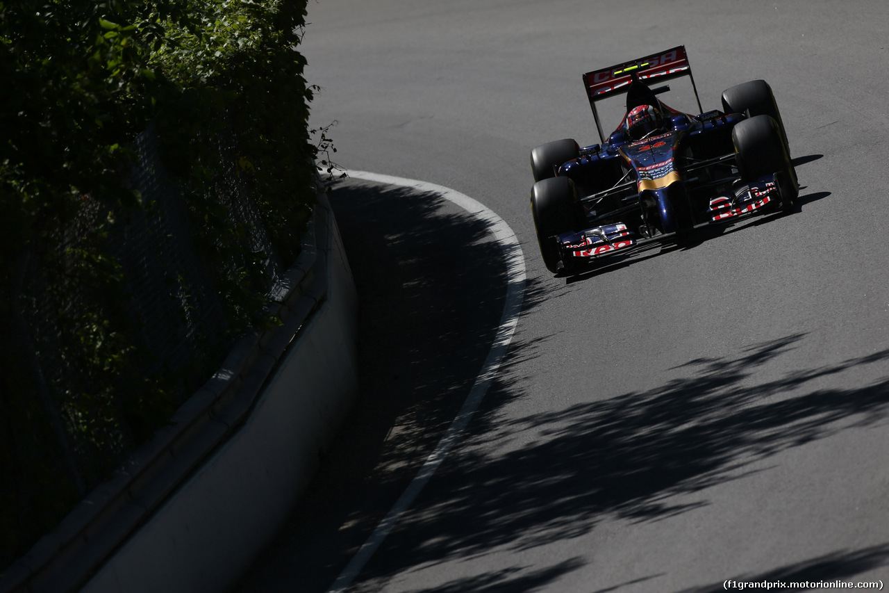 GP CANADA, 07.06.2014- Prove Libere 3, Daniil Kvyat (RUS) Scuderia Toro Rosso STR9