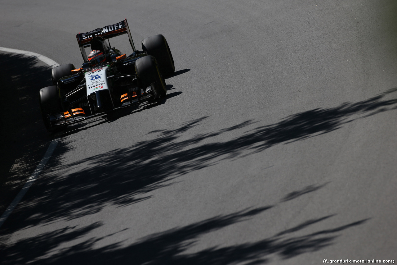 GP CANADA, 07.06.2014- Prove Libere 3, Nico Hulkenberg (GER) Sahara Force India F1 VJM07