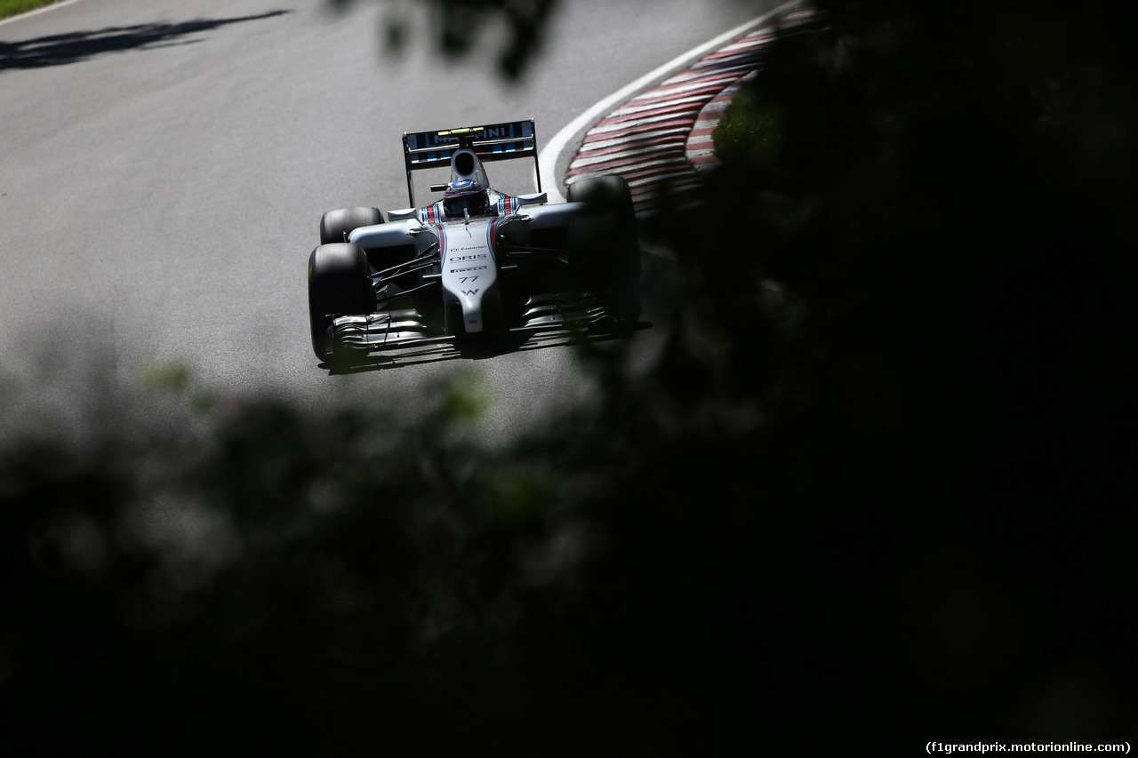 GP CANADA, 07.06.2014- Prove Libere 3, Valtteri Bottas (FIN) Williams F1 Team FW36