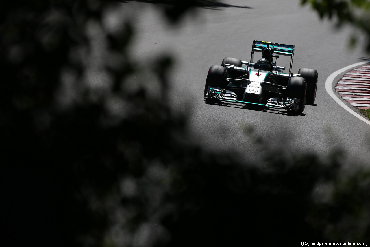 GP CANADA, 07.06.2014- Prove Libere 3, Nico Rosberg (GER) Mercedes AMG F1 W05