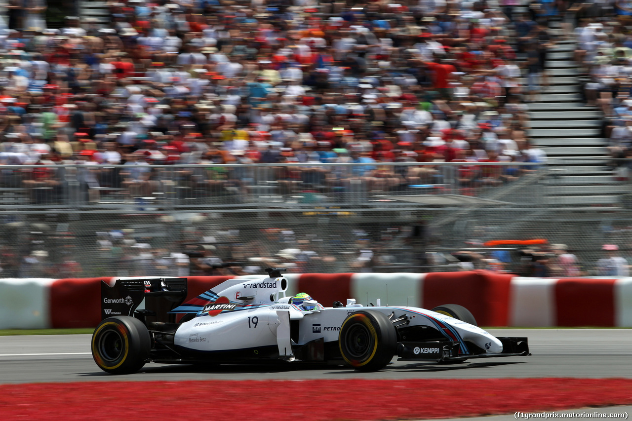 GP CANADA, 07.06.2014- Qualifiche, Felipe Massa (BRA) Williams F1 Team FW36