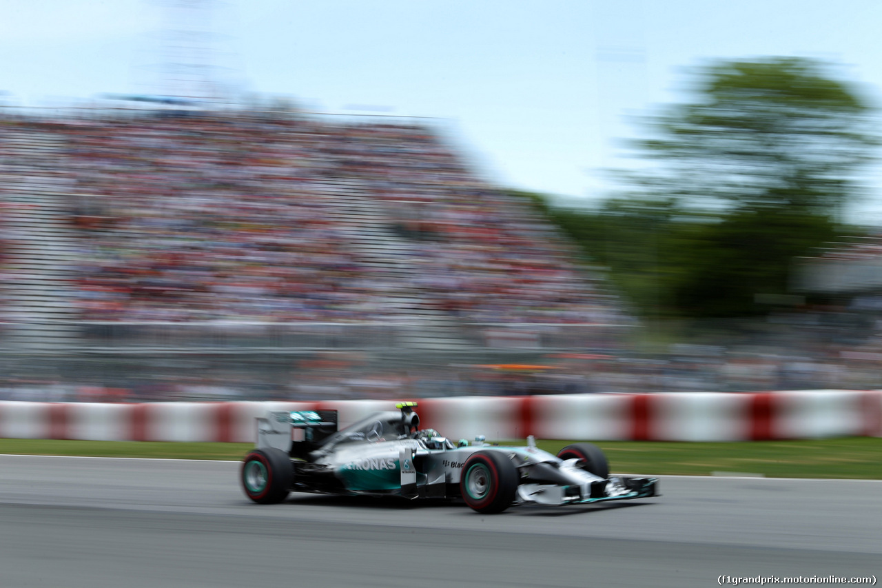 GP CANADA, 07.06.2014- Qualifiche, Nico Rosberg (GER) Mercedes AMG F1 W05