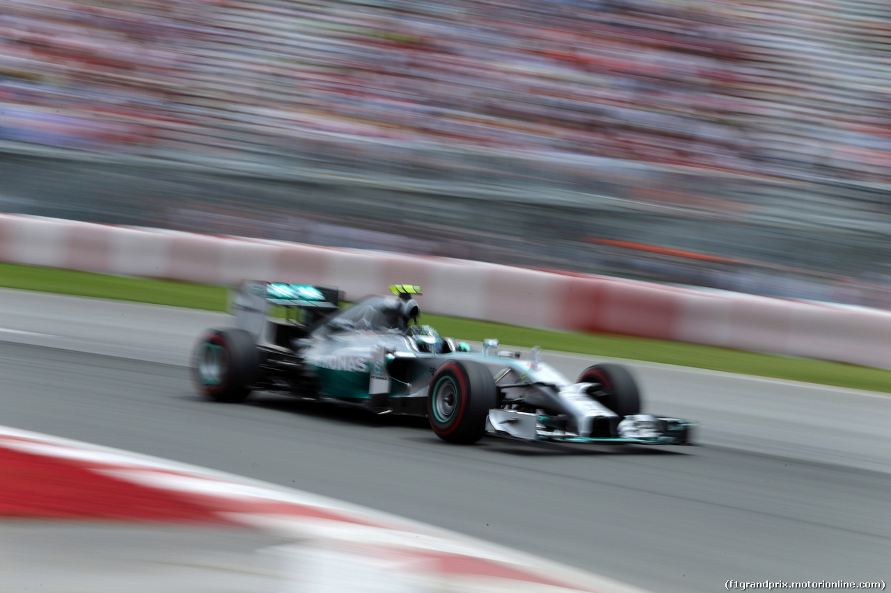 GP CANADA, 07.06.2014- Qualifiche, Nico Rosberg (GER) Mercedes AMG F1 W05