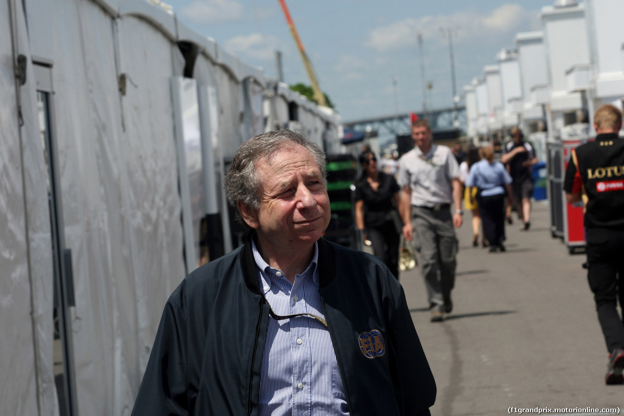 GP CANADA, 07.06.2014- Qualifiche, Jean Todt (FRA), President FIA