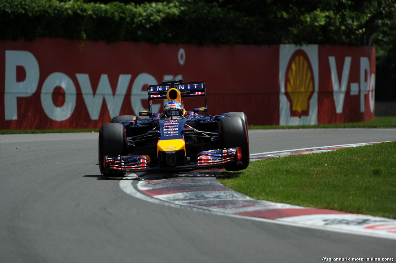 GP CANADA, 07.06.2014- Qualifiche, Sebastian Vettel (GER) Red Bull Racing RB10