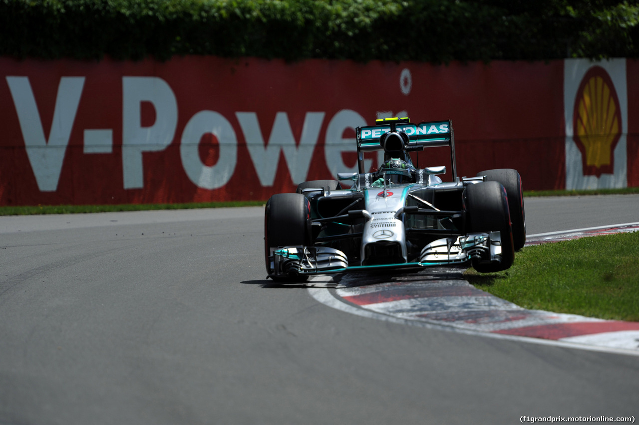 GP CANADA, 07.06.2014- Qualifiche, Nico Rosberg (GER) Mercedes AMG F1 W05