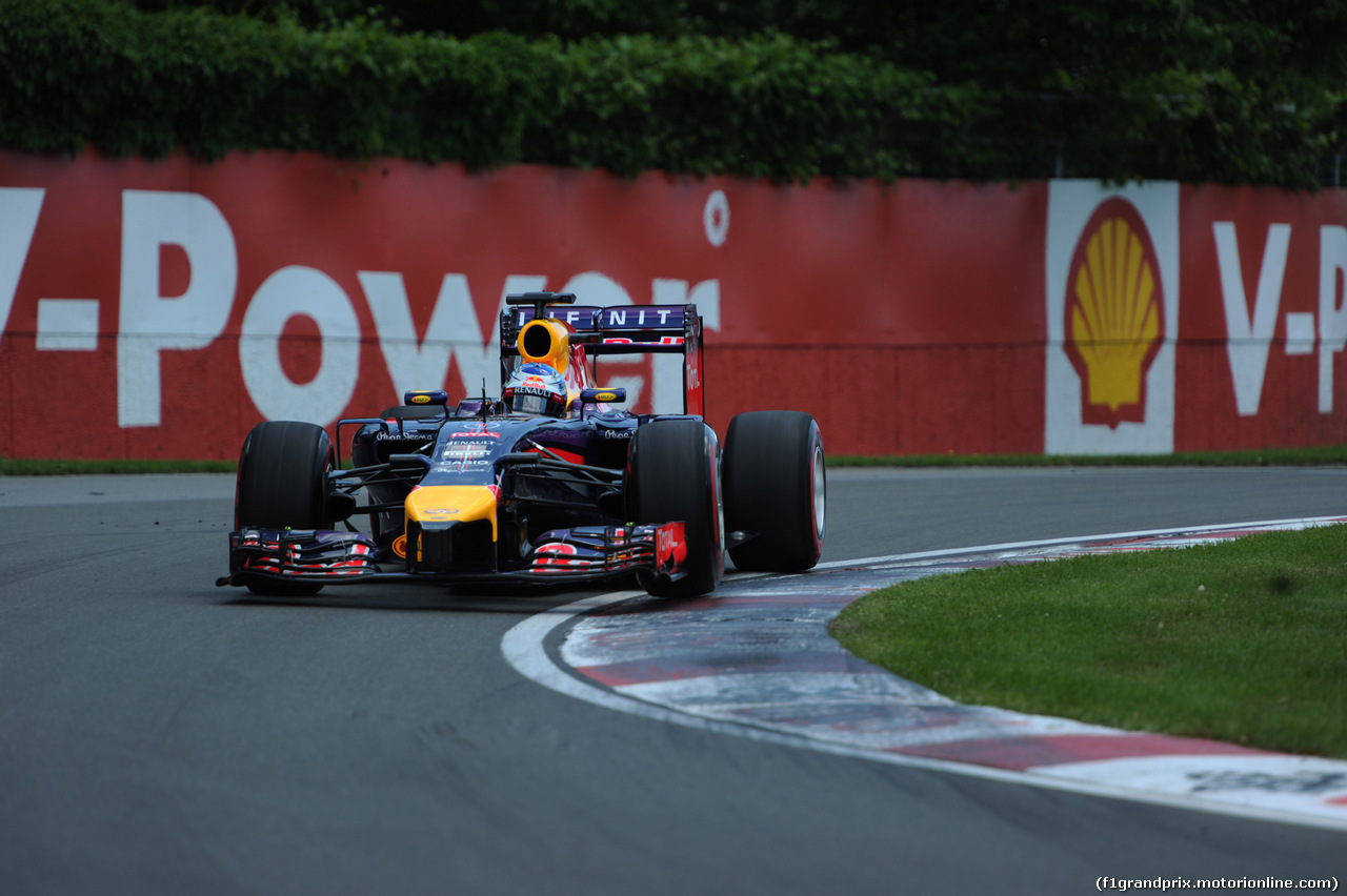 GP CANADA, 07.06.2014- Qualifiche, Sebastian Vettel (GER) Red Bull Racing RB10