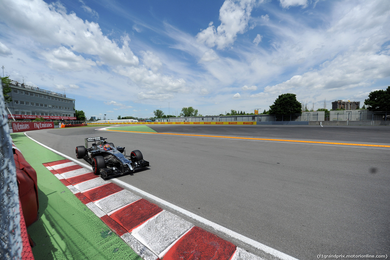 GP CANADA, 07.06.2014- Qualifiche, Jenson Button (GBR) McLaren Mercedes MP4-29
